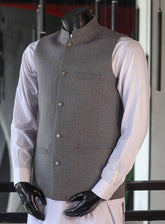 Michael Men Waistcoat Stitched RF23WC D-103516789-DGRY